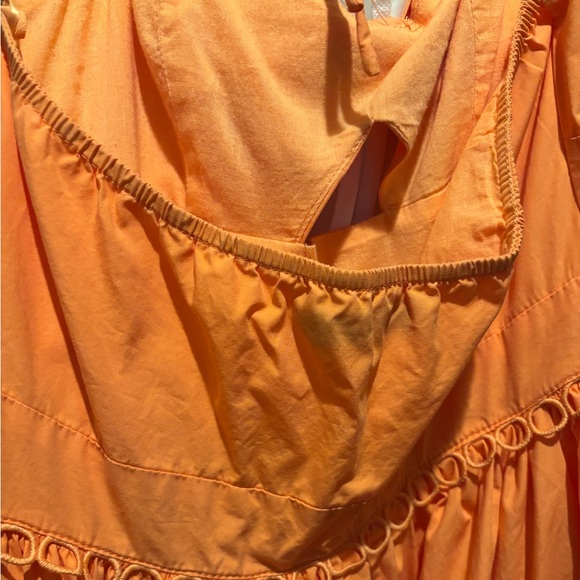 Coral orange dress - Picture 9 of 10